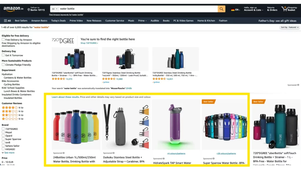 Product listing quality