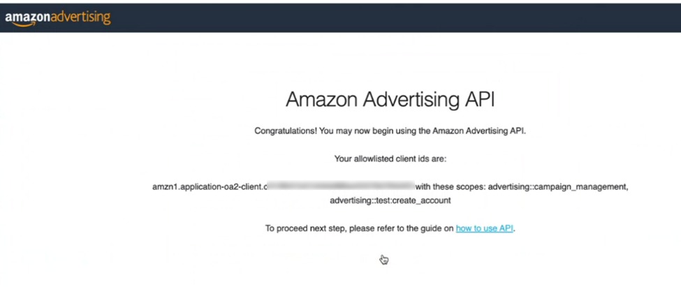 Assign API Access to your LwA Application 3