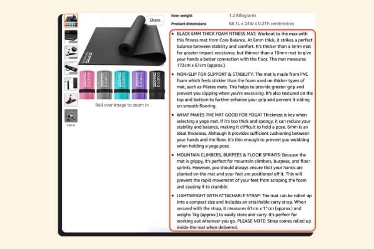 Enhance Bullet Points & Key Features