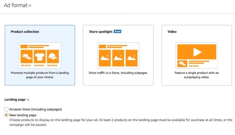 Step 3: Choose Ad Format