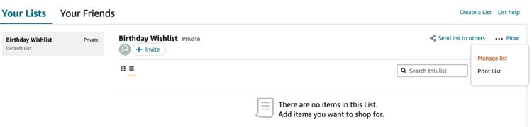 Step 6: Manage Your List