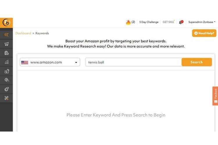 Target relevant keywords
