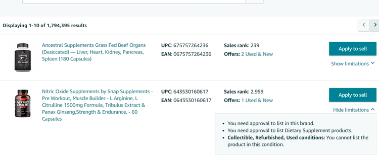 Which Categories Are Restricted On Amazon?