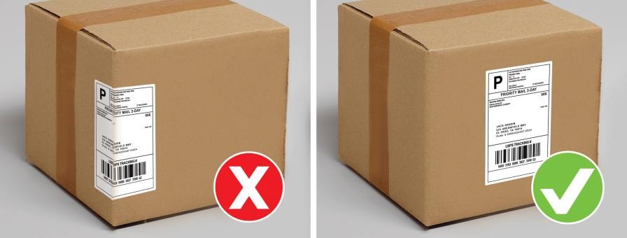 Misplacing or covering labels