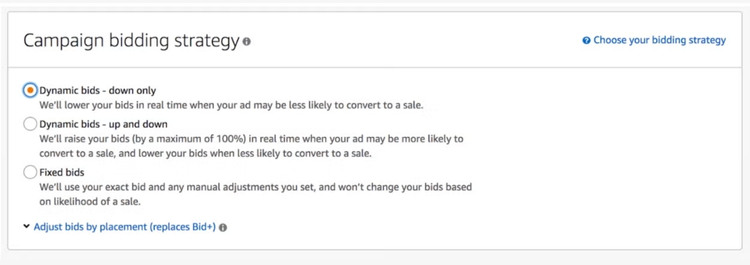 Select The Bidding Strategy