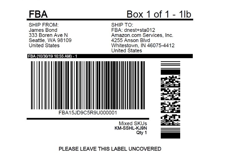 What are Amazon FBA box labels and why are they required?