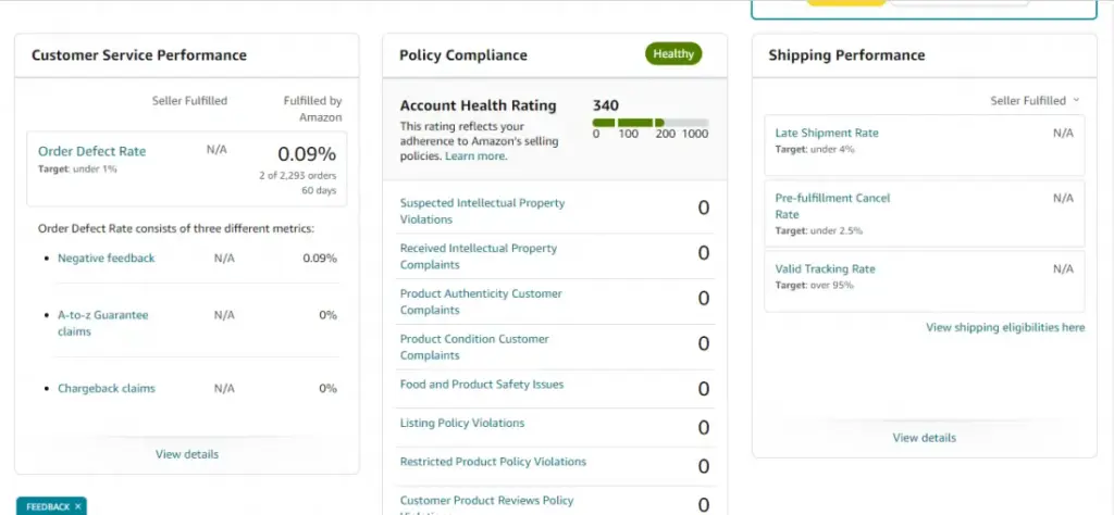 How Does Amazon Account Health Work?