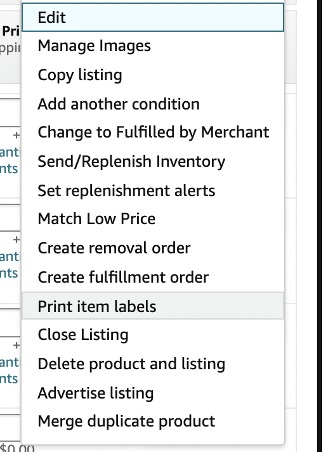 Step 2. Download FNSKU from Seller Central 2
