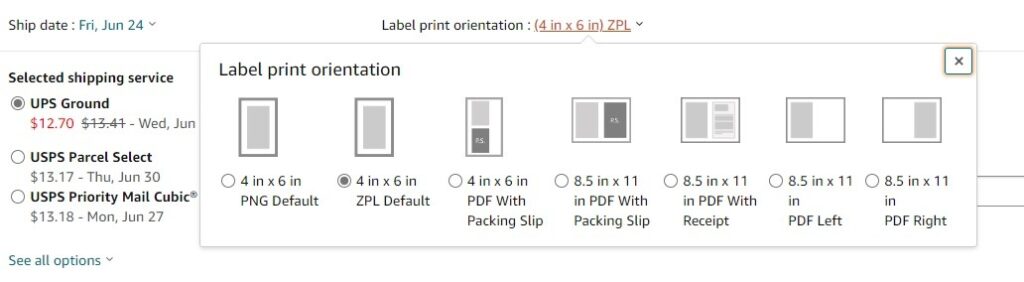 Step 4. Print box labels and attach to the boxes 1