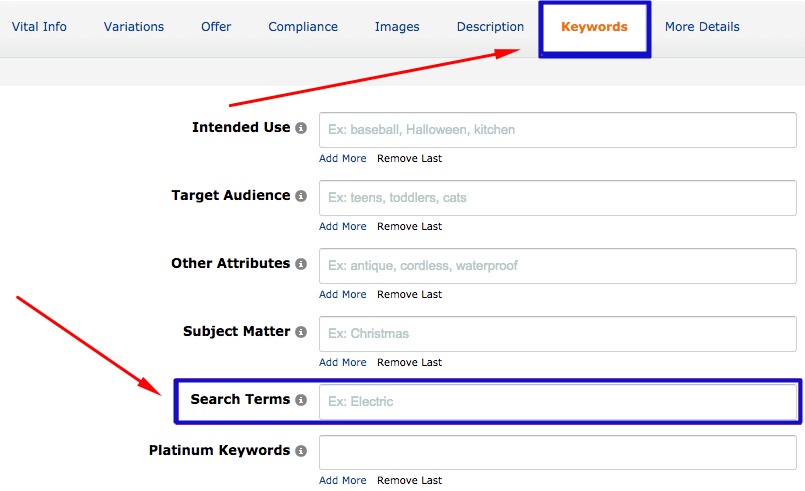 Step 5: Add Backend Keywords for Extra Indexing Power