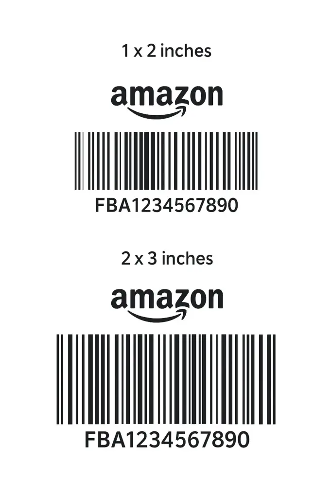 What Is the Correct Amazon Barcode FBA Size 1