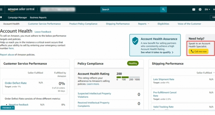 Account Health Rating (AHR)