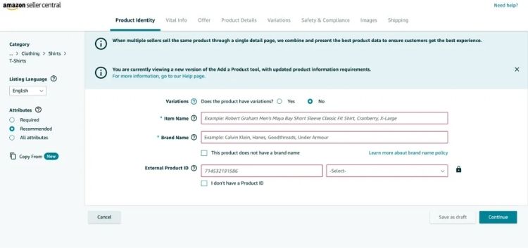When Should Sellers Create A New Amazon ASIN?