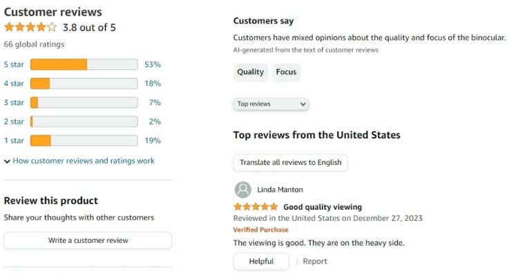 Encourage Genuine Customer Reviews And High Ratings