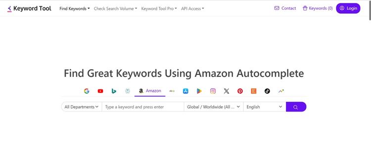 Keyword Tool