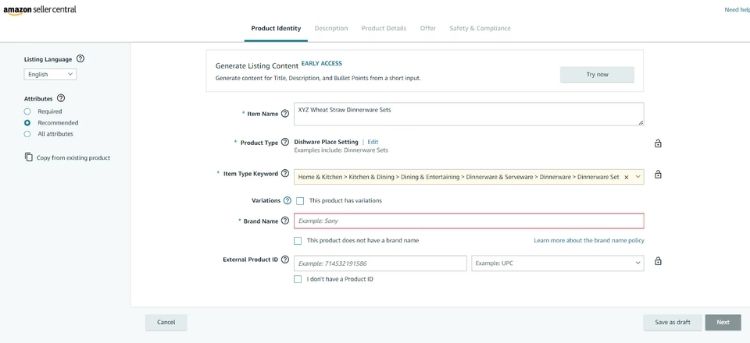 How To Easily Create A New ASIN On Amazon 2