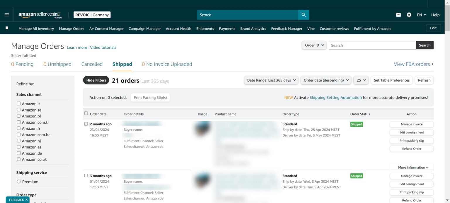 Amazon Order Management: Boost Rating and Stop Late Shipping