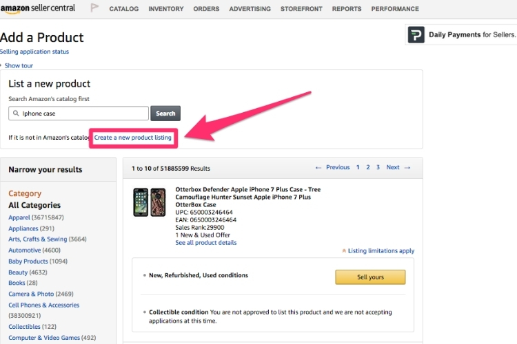 Create Your Product Listings On Amazon