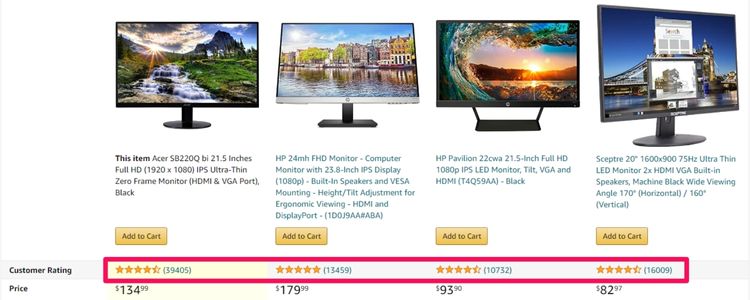 Step 3: Review the comparison chart