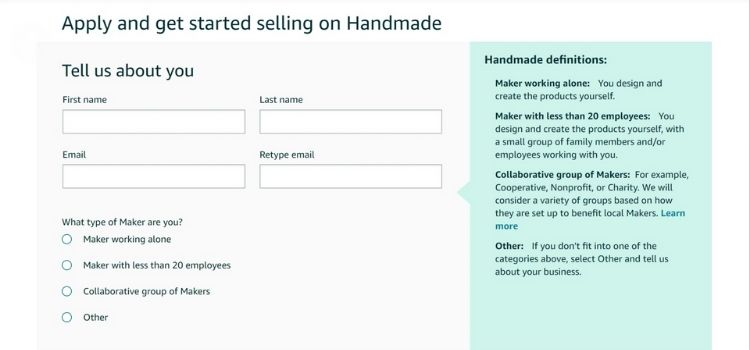 Submitting Your Application To Join Amazon Handmade