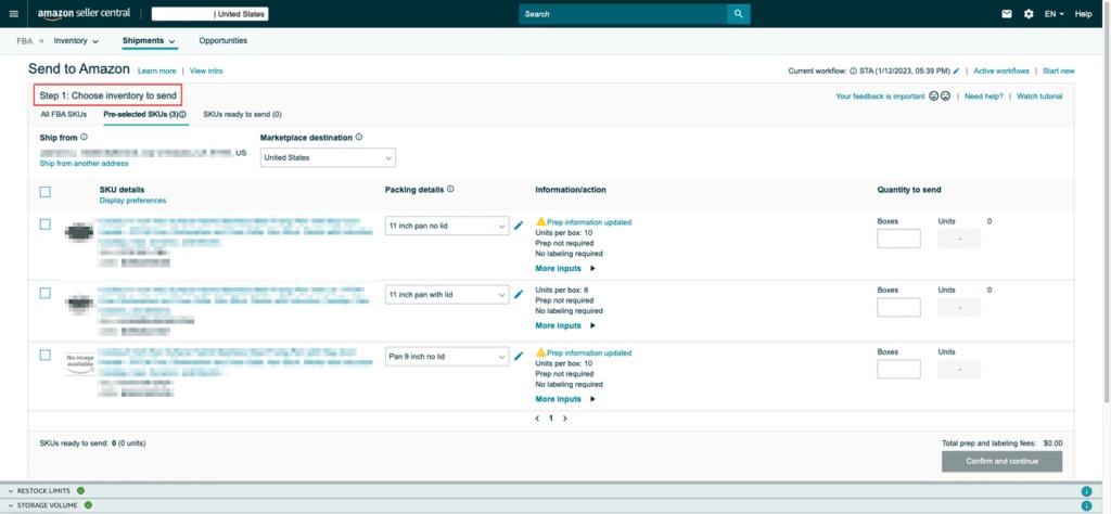 Step 1: Select Inventory 3