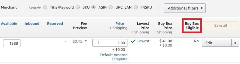 Verify Eligibility in Seller Central