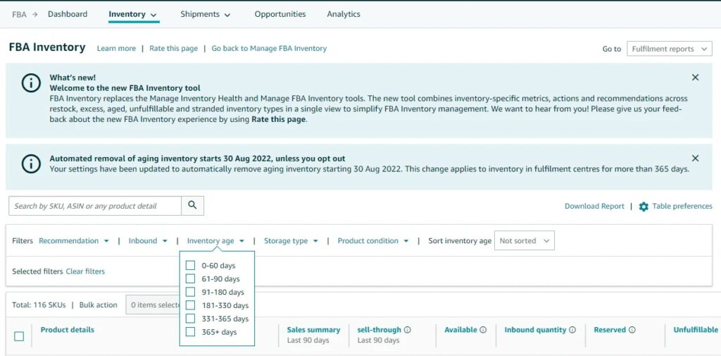 Why Does Your Stock Turn into Amazon Aged Inventory?