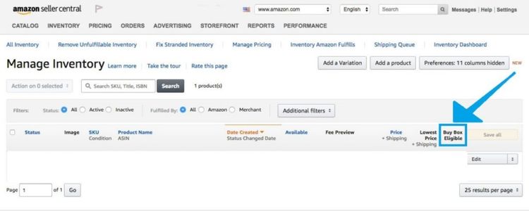Amazon Buy Box Eligibility Requirements
