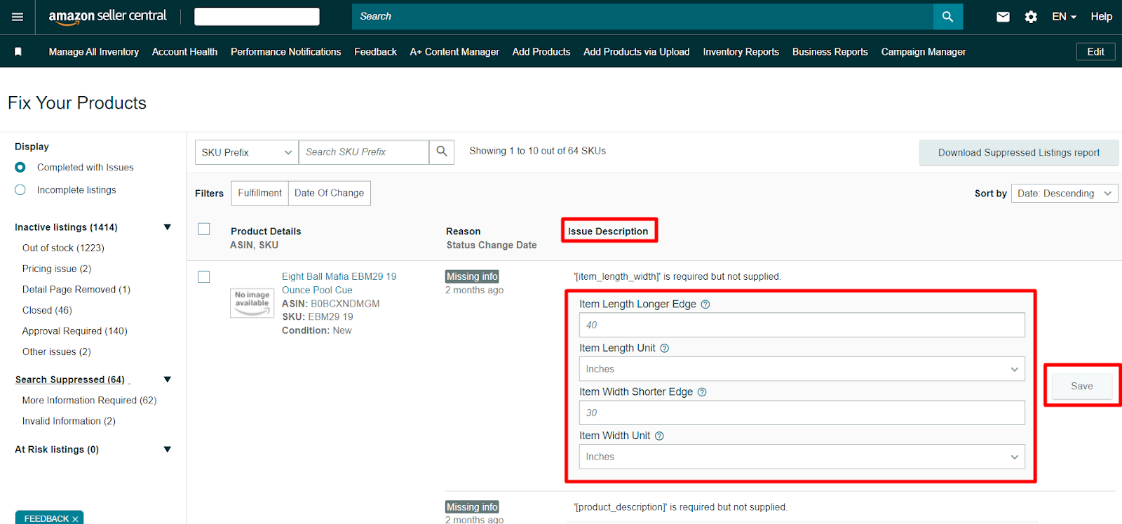 Steps To Fix A Suppressed Amazon Listing