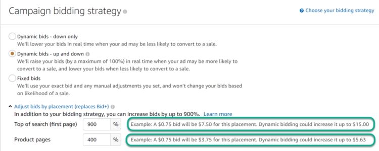 Implement Dynamic Bidding Strategies
