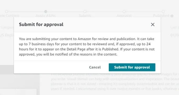 Step 6: Review and Submit