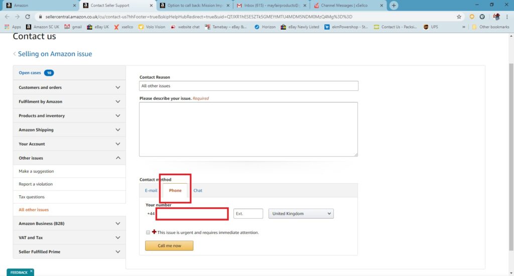 12. Difficulties Contacting Seller Support