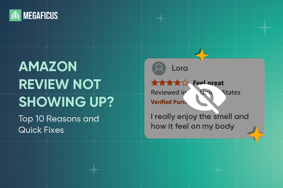 amazon review not showing up