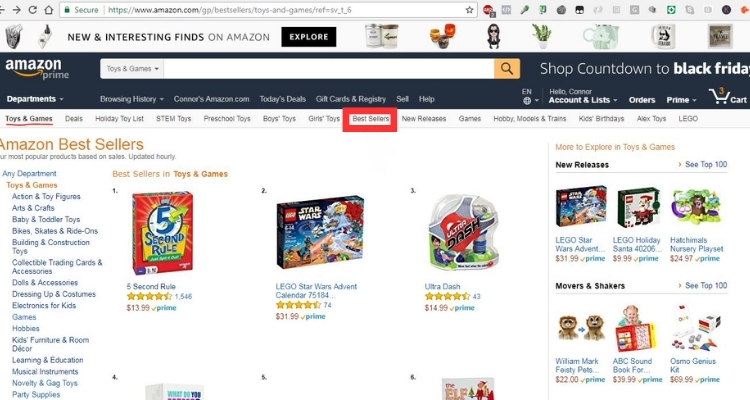 Check Amazon Best Sellers For Inspiration