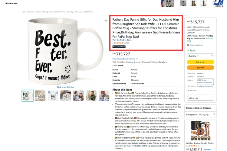 Optimize Listings for Father’s Day