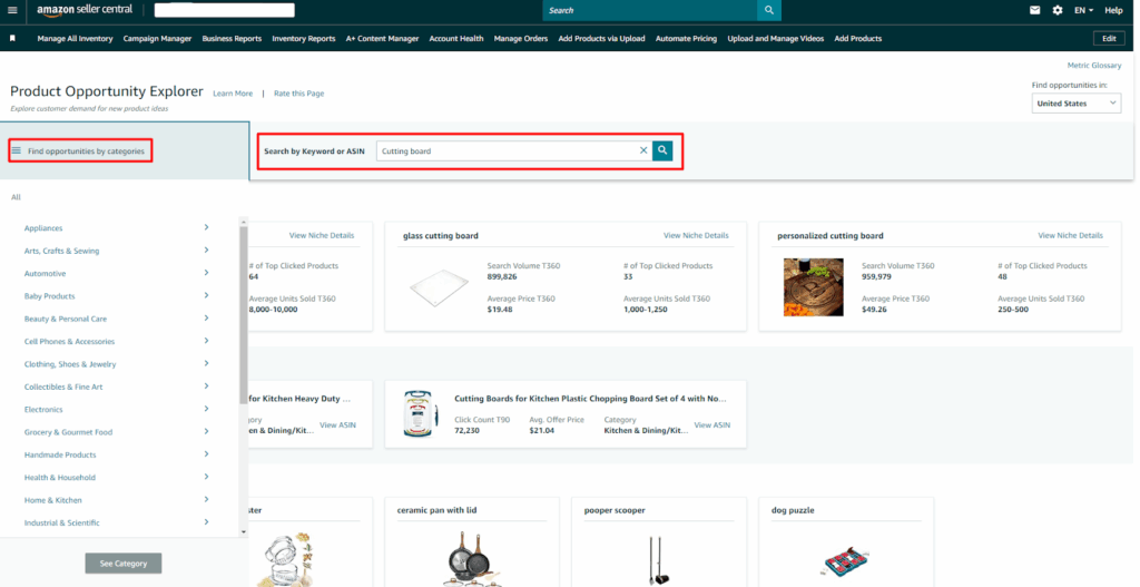 Step 1: Identify your specific product category