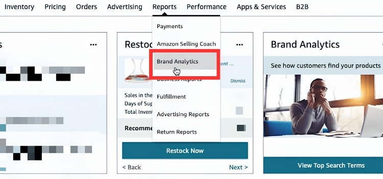 How to Access Amazon Brand Analytics in Seller Central?
