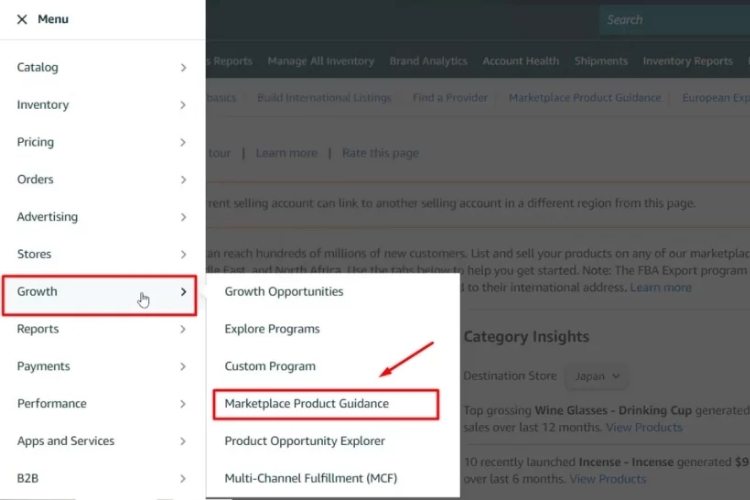 How to Access Amazon Category Insights in Seller Central?