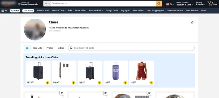testing amazon products